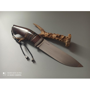 ҐАЗДА ніж ручної роботи майстра СЕРГІЯ ДРОЗДА, купити замовити в Україні, сталь - CPM S125V 64-65 HRC. Photo 2